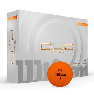 Wilson Duo Soft golfové míčky, oranžové