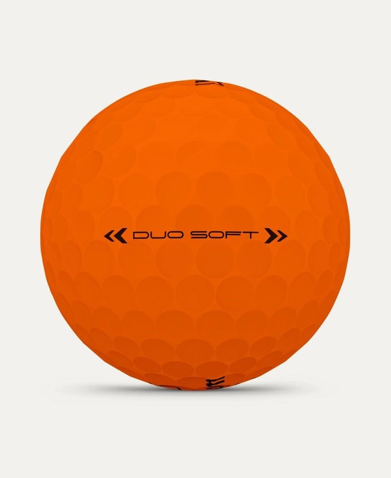 Wilson Duo Soft golfové míčky, oranžové