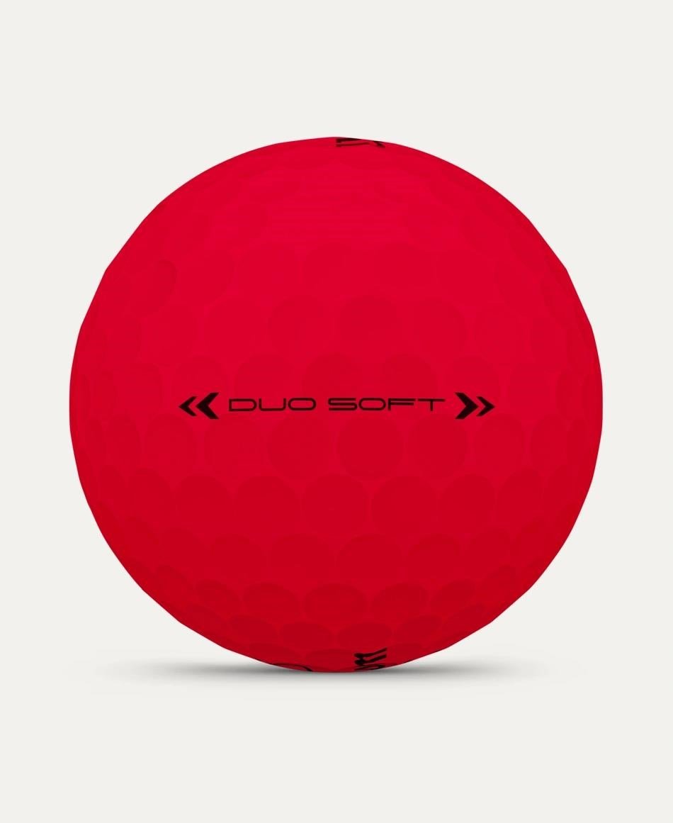 Wilson Duo Soft golfové míčky, červené