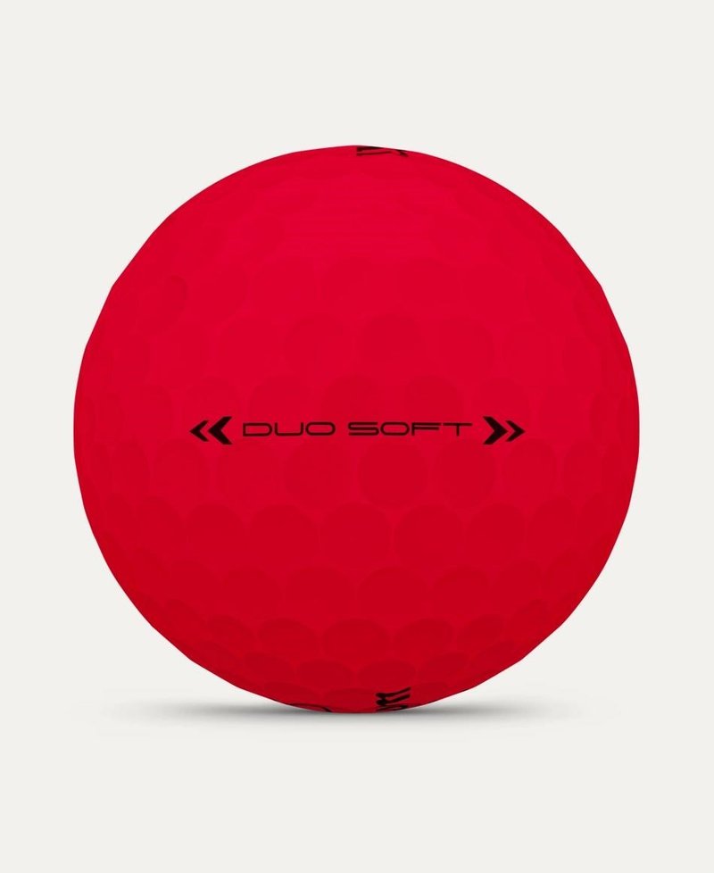 Wilson Duo Soft golfové míčky, červené