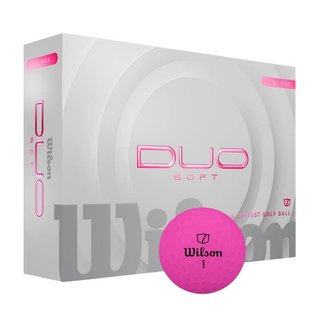 Wilson Duo Soft golfové míčky, růžové