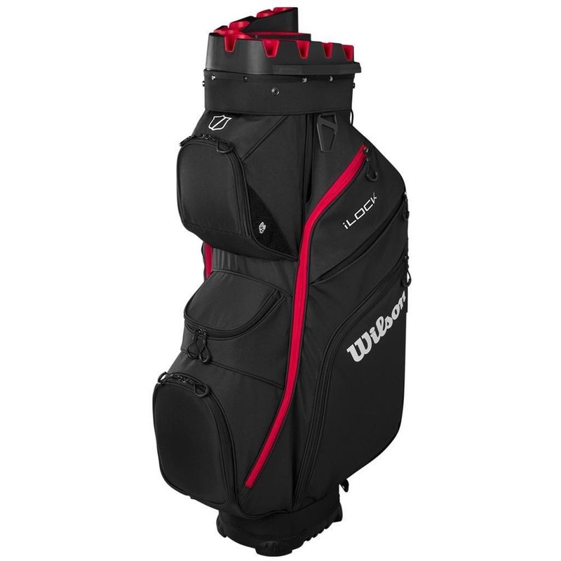 Wilson iLock cart bag, černo/červený