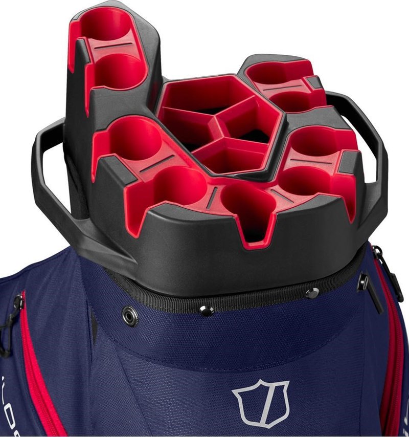 Wilson iLock cart bag, modro/bílo/červený