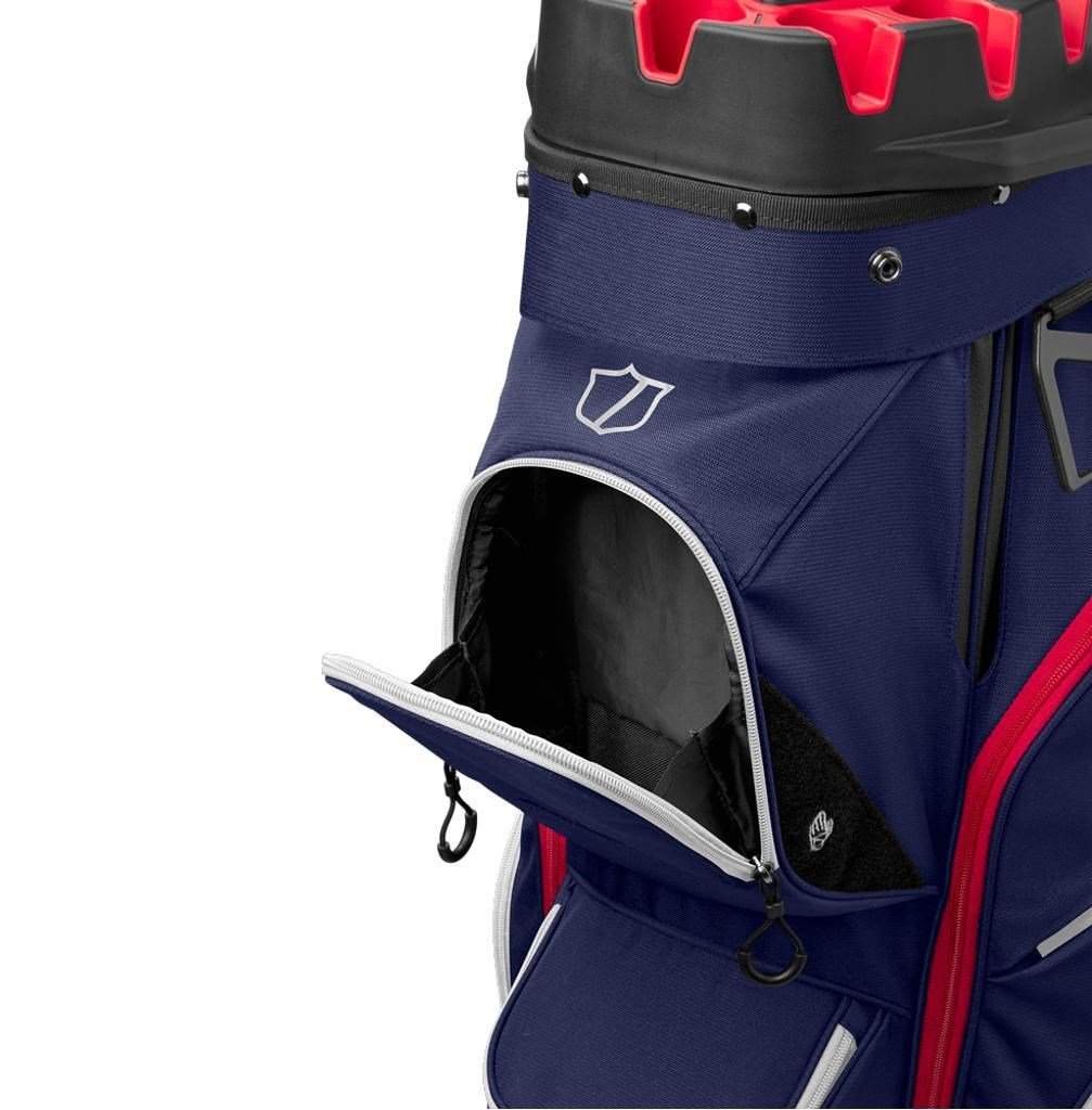 Wilson iLock cart bag, modro/bílo/červený