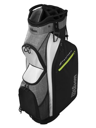 Wilson Feather cart bag, černo/šedo/bílý