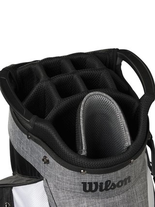 Wilson Feather cart bag, černo/šedo/bílý