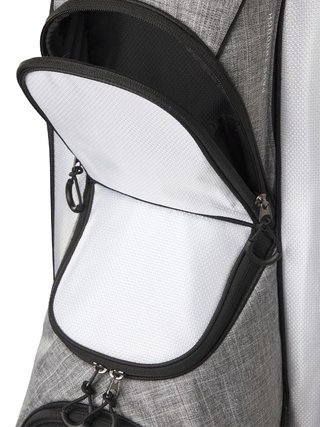 Wilson Feather cart bag, černo/šedo/bílý
