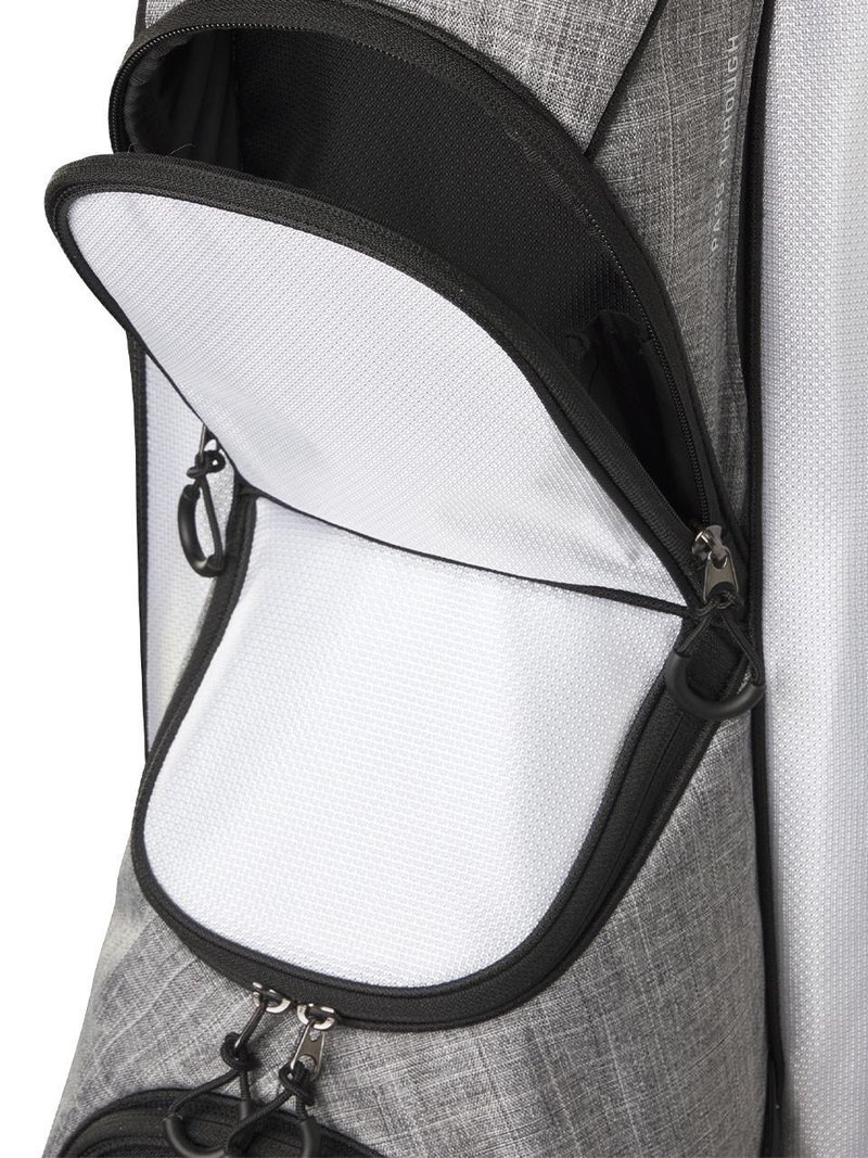Wilson Feather cart bag, černo/šedo/bílý
