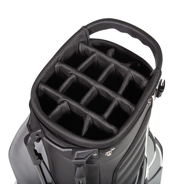 Jucad 2 in1 FIirst Class stand bag, černo/šedo/bílý