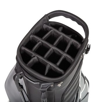 Jucad 2 in1 FIirst Class stand bag, černo/šedo/bílý