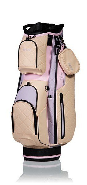 JuCad First Class cart bag, béžová/lila/růžová