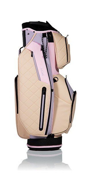 JuCad First Class cart bag, béžová/lila/růžová