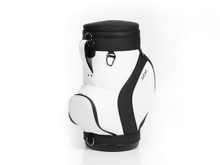 Jucad stool with cooler stolička s chladicím boxem na nápoje, černo/bílá