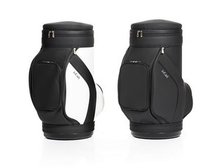 Jucad stool with cooler stolička s chladicím boxem na nápoje, černo/bílá