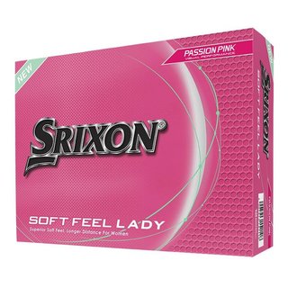 Srixon Soft Feel Lady dámské golfové míčky, růžové