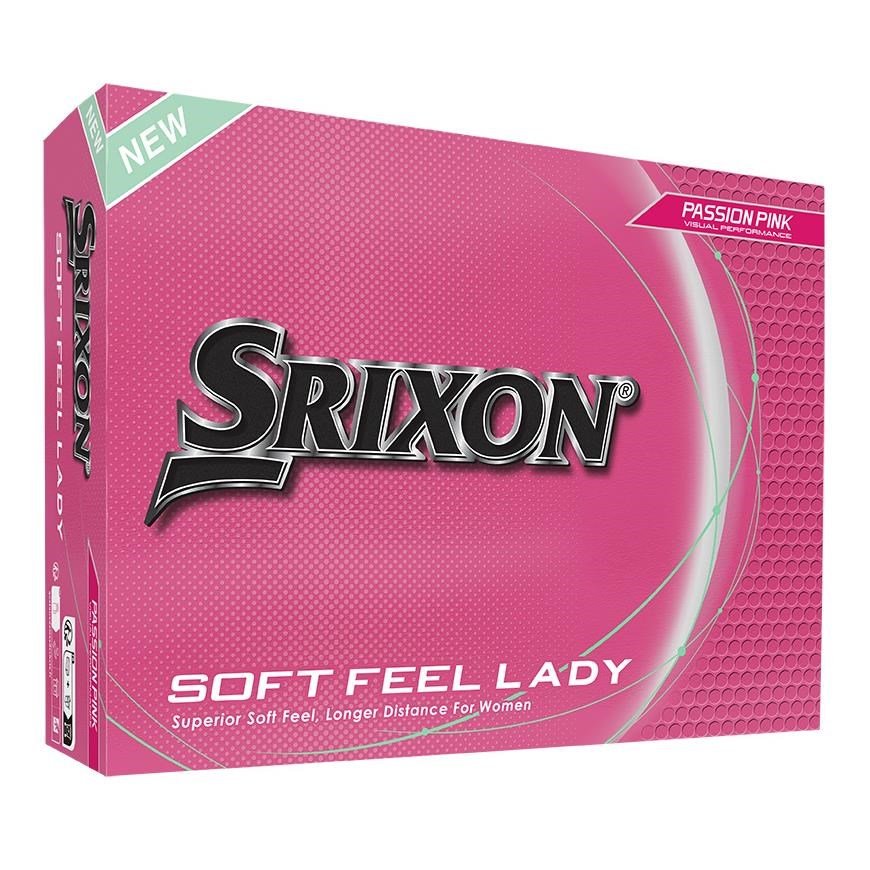 Srixon Soft Feel Lady dámské golfové míčky, růžové