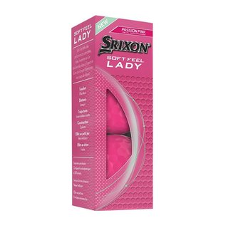 Srixon Soft Feel Lady dámské golfové míčky, růžové