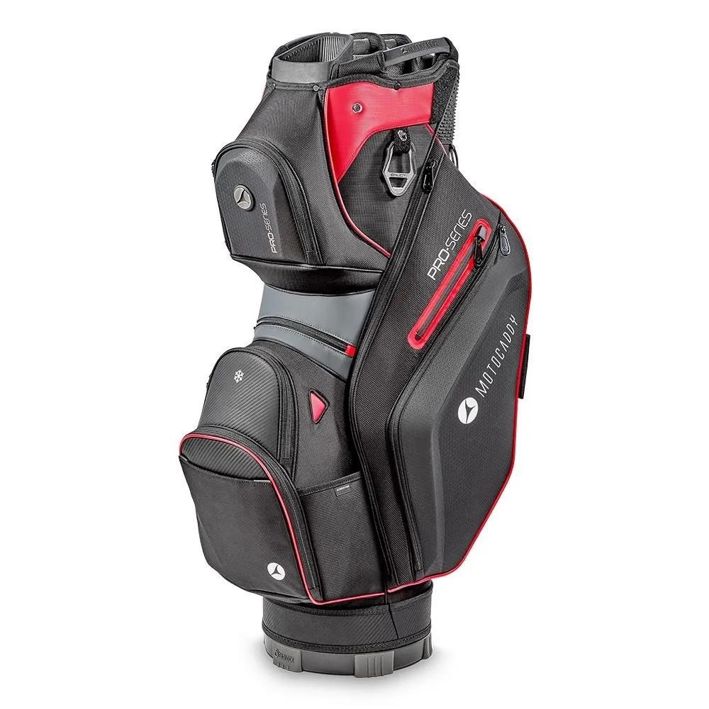 Motocaddy Pro-Series cart bag, černo/červený