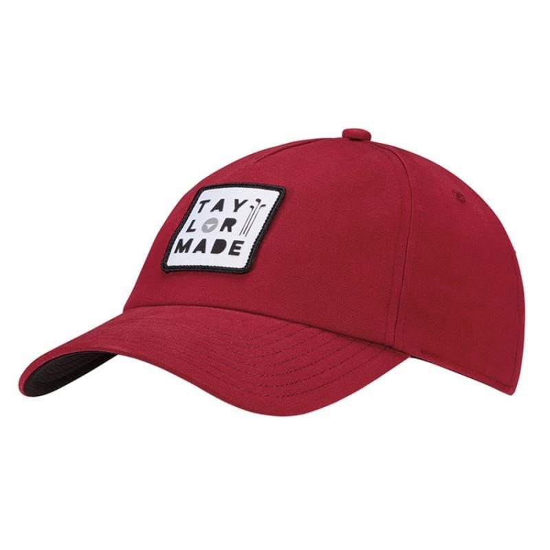TaylorMade 5 Panel kšiltovka, červená