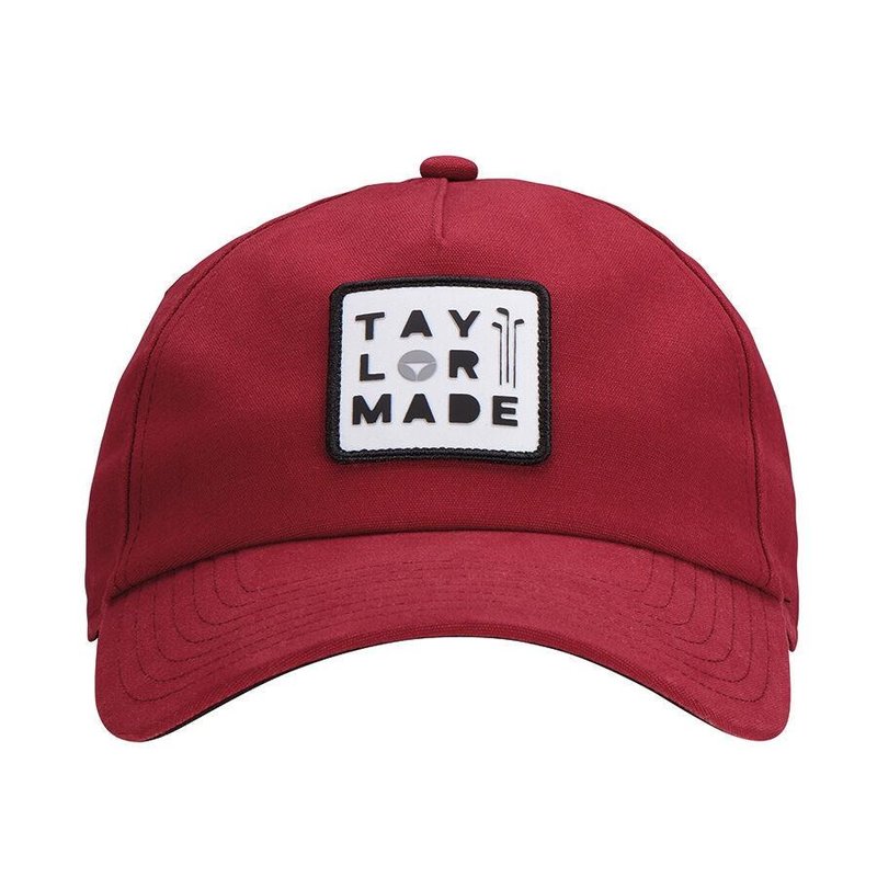 TaylorMade 5 Panel kšiltovka, červená
