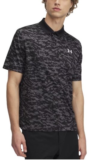 Under Armour Matchplay Printed pánské polo, černé