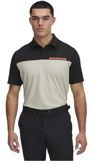 Under Armour T2G Color Block pánské polo, černé