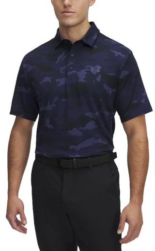 Under Armour Playoff 3.0 Printed pánské polo, modré
