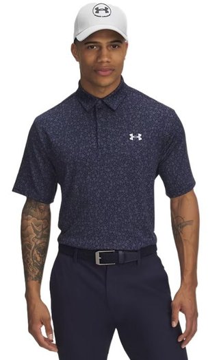 Under Armour Playoff 3.0 Printed pánské polo, modré