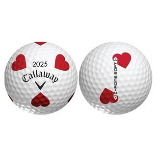 Callaway Chrome Soft Truvis HEARTS golfové míčky