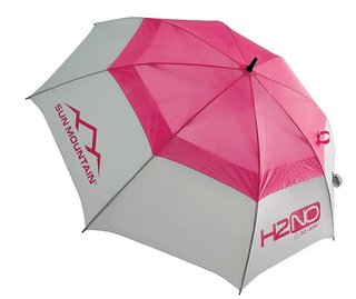 Sun Mountain H2NO 30SPF deštník 68", růžovo/šedý