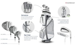 Masters GX1 dámský golfový set