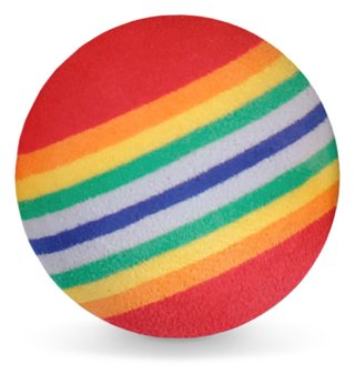 Masters Golf Striped Foam pěnové míčky, 12 míčků