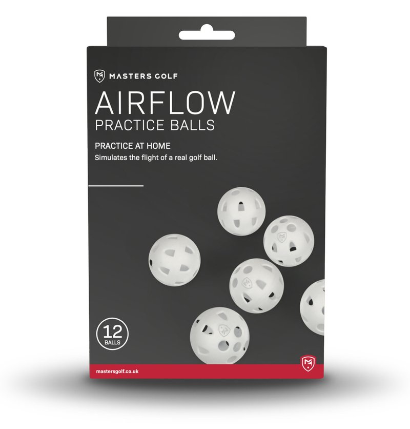 Masters Golf Airflow XP tréninkové míčky, 12 míčků