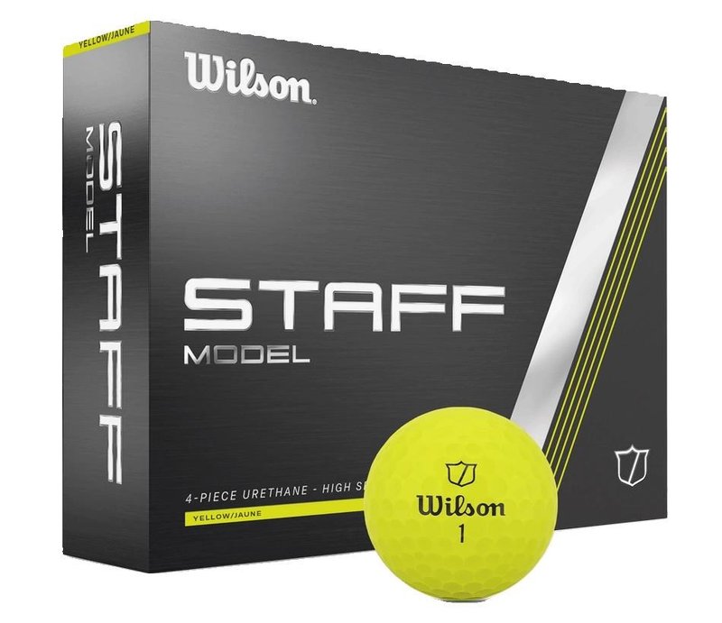 Wilson Staff Model golfové míčky, žluté