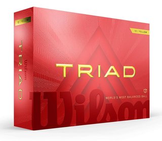 Wilson Triad golfové míčky, žluté