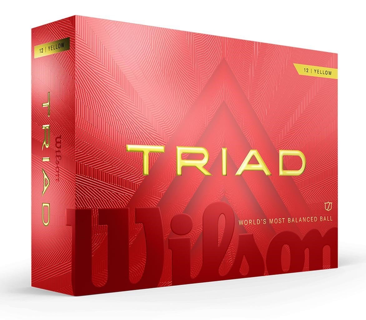 Wilson Triad golfové míčky, žluté