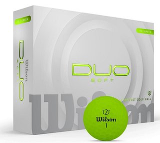 Wilson Duo Soft golfové míčky, zelené