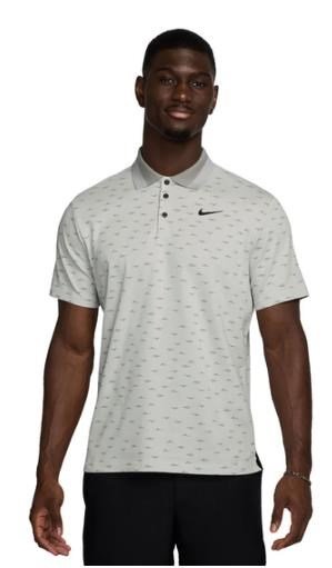 Nike Dri-Fit Tour Micro Print pánské polo, photon dust