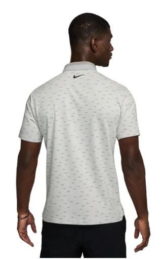 Nike Dri-Fit Tour Micro Print pánské polo, photon dust