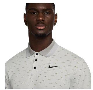 Nike Dri-Fit Tour Micro Print pánské polo, photon dust