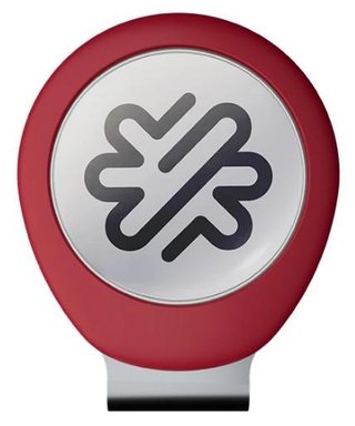 Pitchfix červený magnetický golfový klip na kšilt + markovátko