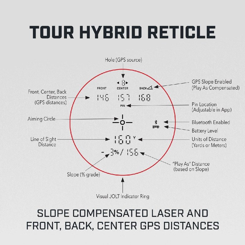 Bushnell Tour Hybrid laserový dálkoměr