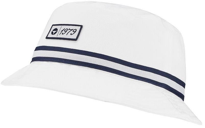 TaylorMade Vintage Twill Bucket klobouk, bílý