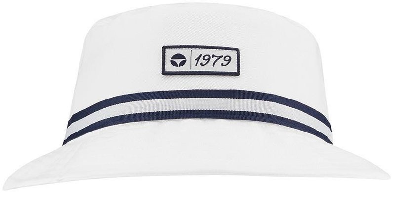 TaylorMade Vintage Twill Bucket klobouk, bílý