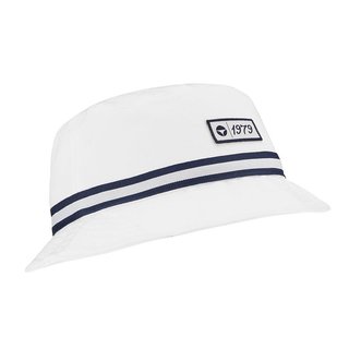 TaylorMade Vintage Twill Bucket klobouk, bílý