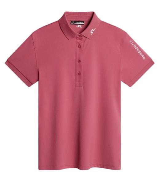 J.Lindeberg Tour Tech dámské polo, rose wine