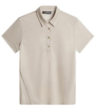 J.Lindeberg Caitlyn dámské polo, shadow bridge khaki
