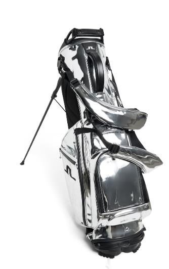J.Lindeberg Silver Play stand bag, reflection