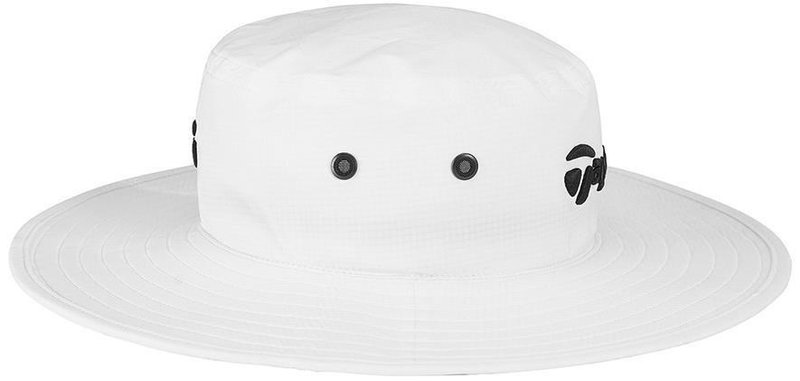 TaylorMade Metal Eyelit Bucket Hat klobouk, bílý