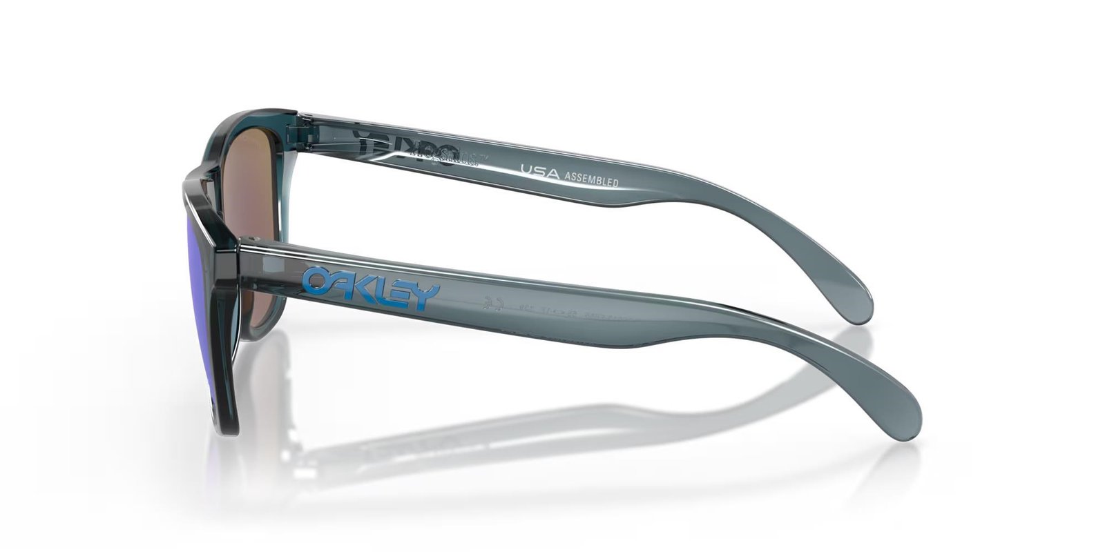 Oakley Frogskins Prizm Sapphire Polarized Crystal Black
